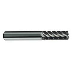 18mm Dia. - 92mm OAL - 45° Helix Bright Carbide End Mill - 8 FL - Americas Industrial Supply