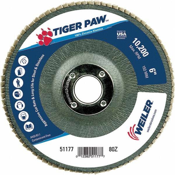 Weiler - Flap Discs Abrasive Type: Coated Flap Disc Type: Type 29 - Americas Industrial Supply