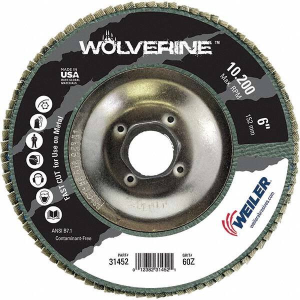 Weiler - Flap Discs Abrasive Type: Coated Flap Disc Type: Type 29 - Americas Industrial Supply