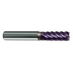 16mm Dia. - 92mm OAL - 45° Helix Firex Carbide End Mill - 6 FL - Americas Industrial Supply