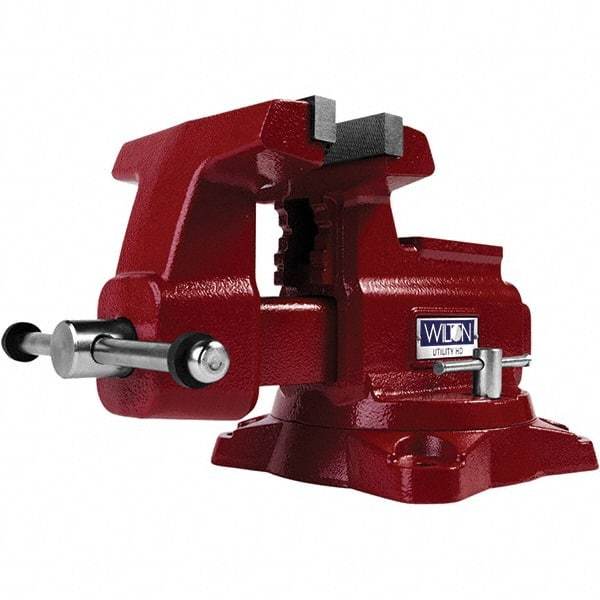 Wilton - Bench & Pipe Combination Vises Jaw Width (Inch): 6-1/2 Jaw Opening Capacity (Inch): 6-1/4 - Americas Industrial Supply