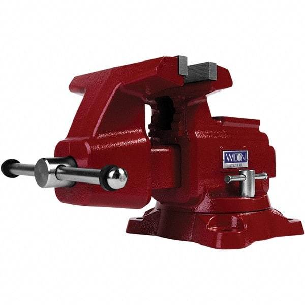 Wilton - Bench & Pipe Combination Vises Jaw Width (Inch): 8 Jaw Opening Capacity (Inch): 8-1/2 - Americas Industrial Supply
