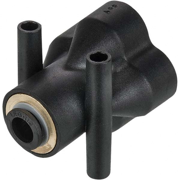 Legris - Plastic Push-To-Connect Tube Fittings Type: Union Y Tube Outside Diameter (Inch): 5/32 - Americas Industrial Supply