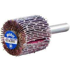 Merit Abrasives - Mounted Flap Wheels Abrasive Type: Coated Outside Diameter (Inch): 1 - Americas Industrial Supply