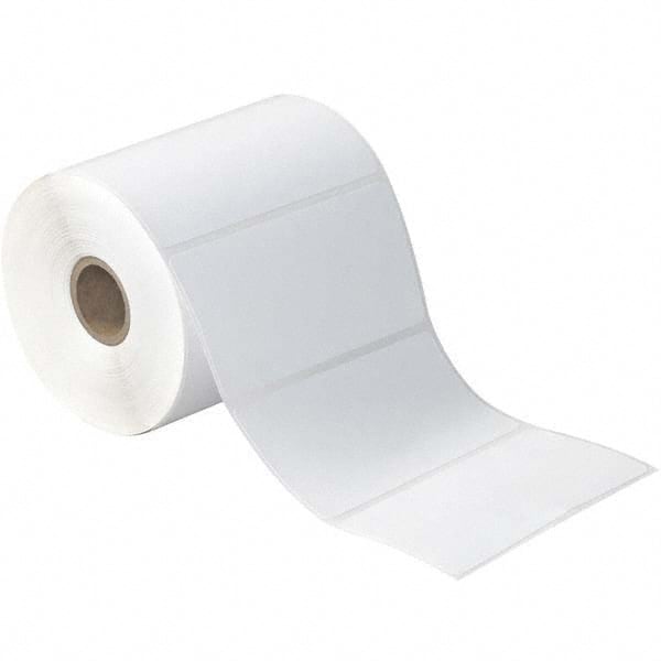 Value Collection - Pack of 12 Rolls, 735 Labels per Roll, 4" x 2" White Paper Thermal Labels - Americas Industrial Supply