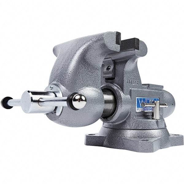 Wilton - Bench & Pipe Combination Vises Jaw Width (Inch): 6-1/2 Jaw Opening Capacity (Inch): 7-1/4 - Americas Industrial Supply