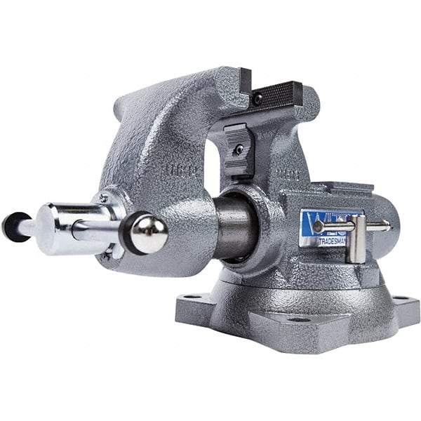 Wilton - Bench & Pipe Combination Vises Jaw Width (Inch): 5-1/2 Jaw Opening Capacity (Inch): 6-1/8 - Americas Industrial Supply