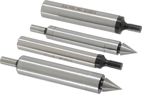 SPI - Double and Single End, Edge Finder Set Mechanical - Includes 2 Double Ends, 2 Single Ends, Wooden Case, 4 Pieces - Americas Industrial Supply