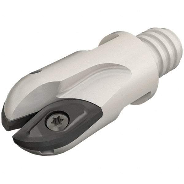 Iscar - 5/8" Cut Diam, 1/2" Max Depth of Cut, 1.44" OAL, Indexable Ball Nose End Mill - 1" Head Length, T10 Modular Connection, BCM-MM Toolholder, BCR... Insert - Americas Industrial Supply