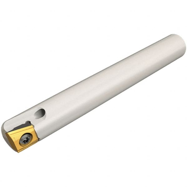 Iscar - 1/2" Cut Diam, 0.197" Max Depth of Cut, 1/2" Shank Diam, 3-1/4" OAL, Indexable Square Shoulder End Mill - T290 LN.T 0502 Inserts, Cylindrical Shank, 90° Lead Angle, Through Coolant, Series SumoMill - Americas Industrial Supply