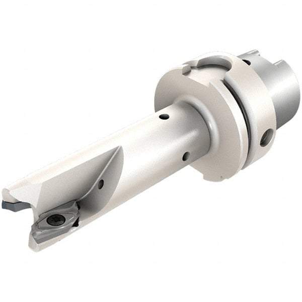 Iscar - 32mm Cut Diam, 15.8mm Max Depth of Cut, Indexable Square Shoulder End Mill - HM90 APCR 1605.. Inserts, HSK63A Taper Shank, 90° Lead Angle, Through Coolant, Series Helialu - Americas Industrial Supply