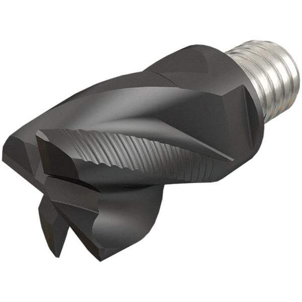 Iscar - MM EFS-CF Grade IC908 Carbide End Milling Tip Insert - TiAlN Finish, 4 Flutes, 25mm Cutting Diam, 22mm Depth of Cut, 37mm Extension, 38° Helix - Americas Industrial Supply