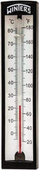 Winters - 20 to 180°F, Industrial Thermometer with Standard Thermowell - 2 Inch Immersion Length, 1-7/8 Inch Stem Length, 6 Inch Long, 1/2 Inch Thread - Americas Industrial Supply