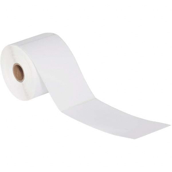 Value Collection - Pack of 12 Rolls, 305 Labels per Roll, 4" x 5" White Paper Thermal Labels - Americas Industrial Supply