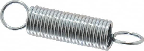 Gardner Spring - 1/4" OD, 3.31 Lb Max Load, 2.06" Max Ext Len, 0.0286" Wire Diam Spring - 3.28 Lb/In Rating - Americas Industrial Supply