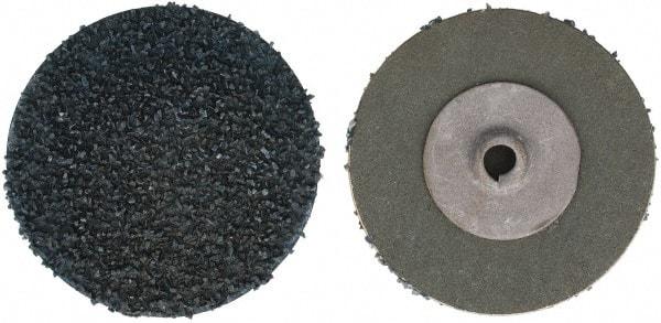 Tru-Maxx - 2" Disc Diam, 24 Grit, Zirconia Alumina Quick Change Disc - Type S Attaching System, Coated, Blue, Very Coarse Grade - Americas Industrial Supply