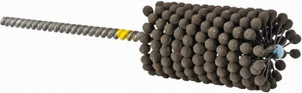 Brush Research Mfg. - 1-3/8" to 1-1/2" Bore Diam, Diamond Flexible Hone - Extra Fine, 8" OAL - Americas Industrial Supply