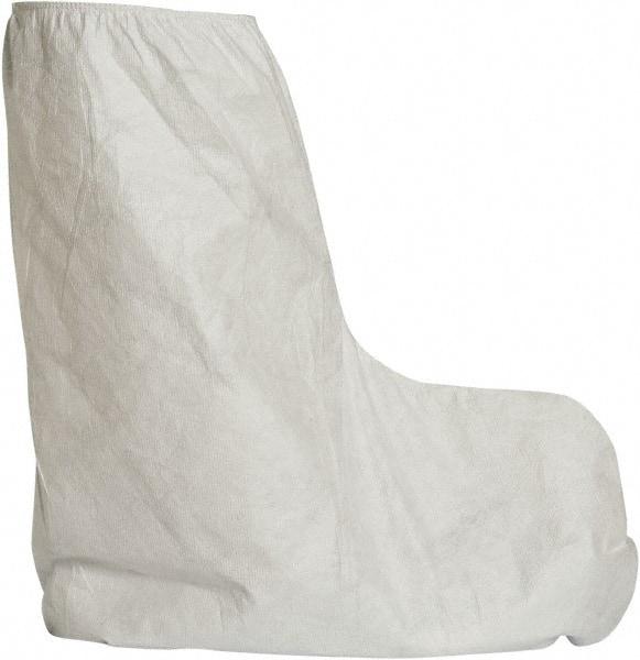 Dupont - Size Universal, Tyvek, Standard Boot Cover - White, Non-Chemical Resistant - Americas Industrial Supply