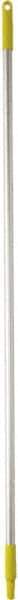 Vikan - 59 x 1" Aluminum Squeegee Handle - European Threaded Connection, Yellow - Americas Industrial Supply