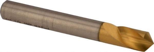 M.A. Ford - 1/4" Head Diam, 1/4" Shank Diam, 1 Flute 100° High Speed Steel Countersink - Americas Industrial Supply