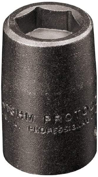 Proto - 1/4" Drive, Power Socket - 6 Points, 7/8" OAL - Americas Industrial Supply