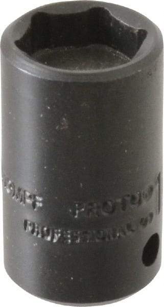Proto - 1/4" Drive, Power Socket - 6 Points, 15/16" OAL - Americas Industrial Supply