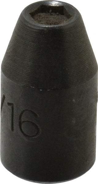 Proto - 1/4" Drive, 3/16" Socket, Power Socket - 6 Points, 7/8" OAL - Americas Industrial Supply