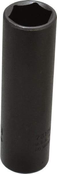 Proto - 1/2" Drive 17mm Deep Thin Wall Impact Socket - 6 Points, 3-1/4" OAL - Americas Industrial Supply