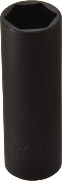 Proto - 1/2" Drive 20mm Deep Thin Wall Impact Socket - 6 Points, 3-1/4" OAL - Americas Industrial Supply