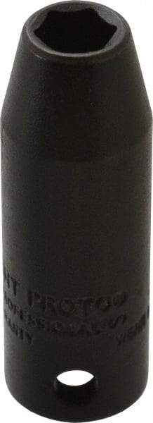 Proto - 3/8" Drive 5/16" Deep Thin Wall Impact Socket - 6 Points, 2" OAL - Americas Industrial Supply