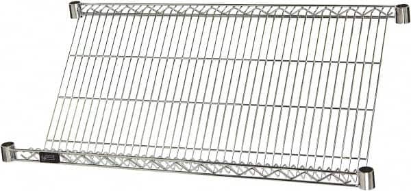 Quantum Storage - 1 Shelf Wire Shelving Unit - 36" Wide x 18" Deep x 1" High, - Americas Industrial Supply
