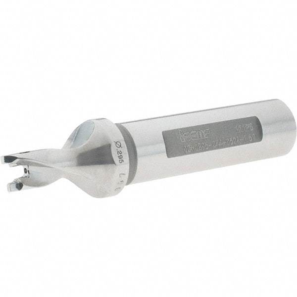 Iscar - 0.295" to 0.311" Diam, 1.5xD, 0.44" Max Depth, 1/2" Shank Diam, 2.76" OAL, Replaceable-Tip Drill - FCP, HCP-IQ, ICK, ICK-2M, ICM, ICP, iCP-2M Insert, 92489913 Toolholder, Series SumoCham - Americas Industrial Supply