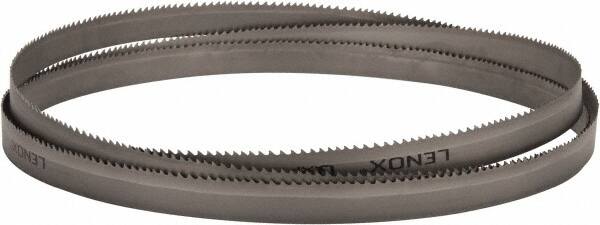 Lenox - 4 to 6 TPI, 12' 3" Long x 1" Wide x 0.035" Thick, Welded Band Saw Blade - Bi-Metal, Toothed Edge, Raker Tooth Set, Flexible Back, Contour Cutting - Americas Industrial Supply