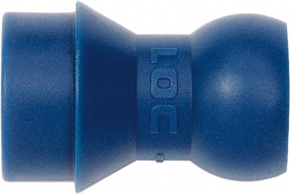 Loc-Line - 1/4" Hose ID, Male to Male Coolant Hose Lathe Adapter - Unthreaded, For Loc-Line Modular Hose Systems - Americas Industrial Supply