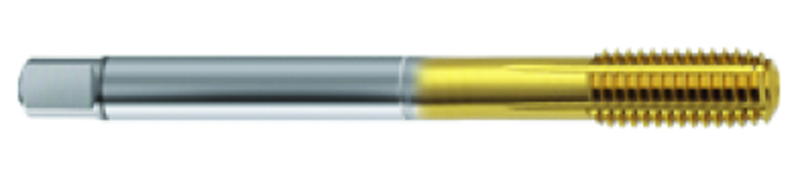 M14 x 1.00 Dia. - 6HX - 5 FL - Cobalt Semi-Bott Tap-TiN FORM-C DIN 374 - Americas Industrial Supply