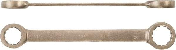Ampco - 11/16" x 3/4" 12 Point Box Wrench - Double End, Aluminum Bronze, Plain Finish - Americas Industrial Supply