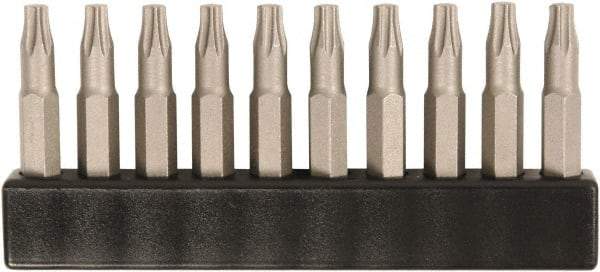 Wiha - 1/4" Drive T1 Torx Screwdriver Bit - 28mm OAL - Americas Industrial Supply