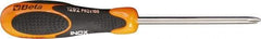 Beta - #0, 6-1/2" OAL, Standard Phillips Screwdriver - 2-1/2" Blade Length, Round Shank, Ergonomic Handle - Americas Industrial Supply