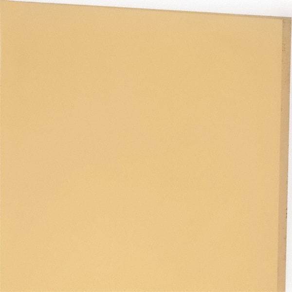 Made in USA - 3/16" Thick x 12" Wide x 1' Long, Polyurethane Sheet - Natural, 95A Hardness, ±0.010 Tolerance - Americas Industrial Supply