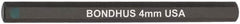 Bondhus - 4mm Hex Drive Bit - 2" OAL - Americas Industrial Supply