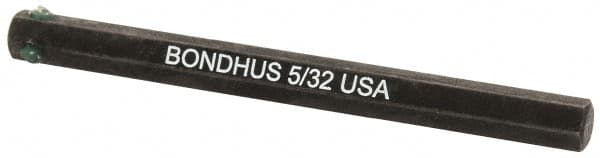 Bondhus - 5/32" Hex Drive Bit - 2" OAL - Americas Industrial Supply