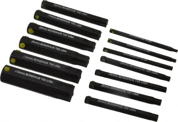 Bondhus - 13 Piece Hex Drive Bit Set - Americas Industrial Supply