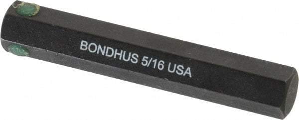 Bondhus - 5/16" Hex Drive Bit - 2" OAL - Americas Industrial Supply