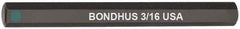 Bondhus - 3/16" Hex Drive Bit - 2" OAL - Americas Industrial Supply