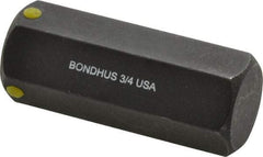 Bondhus - 3/4" Hex Drive Bit - 2" OAL - Americas Industrial Supply