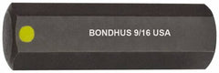 Bondhus - 9/16" Hex Drive Bit - Americas Industrial Supply