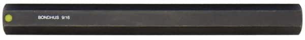 Bondhus - 9/16" Hex Drive Bit - 6" OAL - Americas Industrial Supply