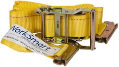 Value Collection - 12' Long x 2" Wide, 1 Ply, Polyester Web Sling - Yellow - Americas Industrial Supply