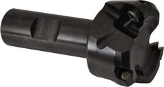 Kennametal - 47° Lead Angle, 1.8560" Max Cut Diam, 1-1/2" Min Cut Diam, 0.138" Max Depth of Cut, Indexable Chamfer & Angle End Mill - 3 Inserts, OF.T 53AF.N.. Insert Style, 77.4mm OAL, Straight Shank - Americas Industrial Supply