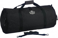 Ergodyne - 2 Pocket, 2,600 Cubic Inch, 600D Polyester Empty Duffel Bag - 23 Inch Wide x 11 Inch Deep x 12 Inch High, Black, Model No. 5020P - Americas Industrial Supply